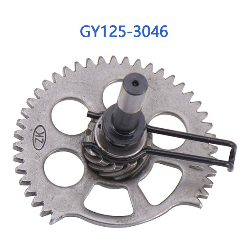 GY125-3046 GY6 125cc 150cc Starter Idler Gear Assy For GY6 125cc 150cc Chinese Scooter Moped 152QMI 157QMJ Engine