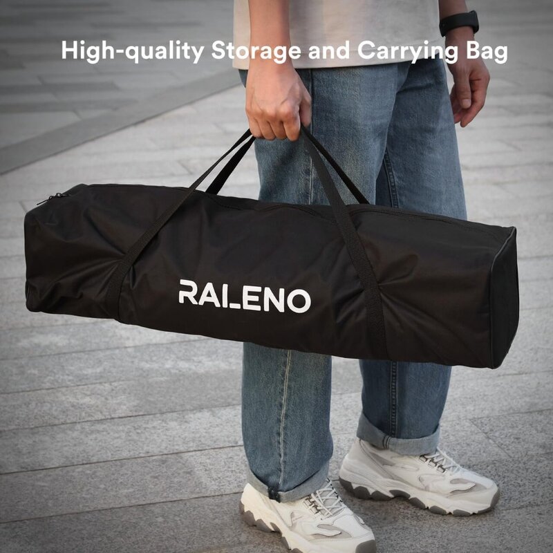 RALENO-Kit Softbox Lighting, Iluminação de Fotografia com 50W, Lâmpadas LED 5500K, Refletor 20 ''X20''