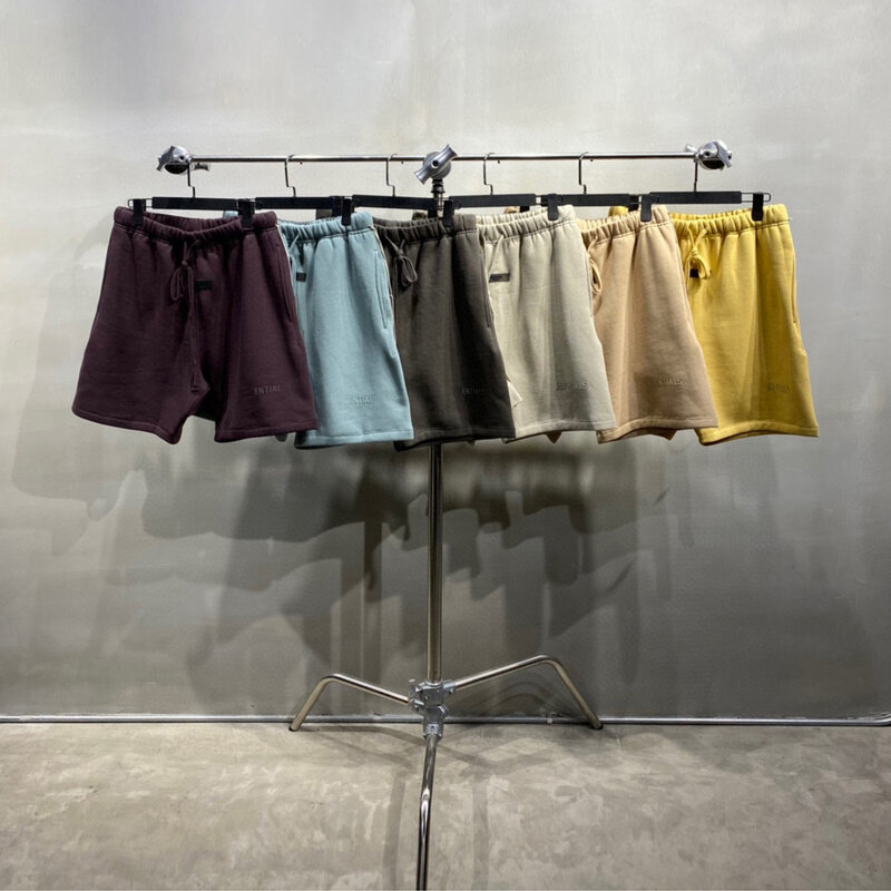 2023 Sommer 8 Kollektion neue Color way gummierte Logo Shorts hochwertige Outwear Kordel zug Shorts Männer Frauen Mode Streetwear