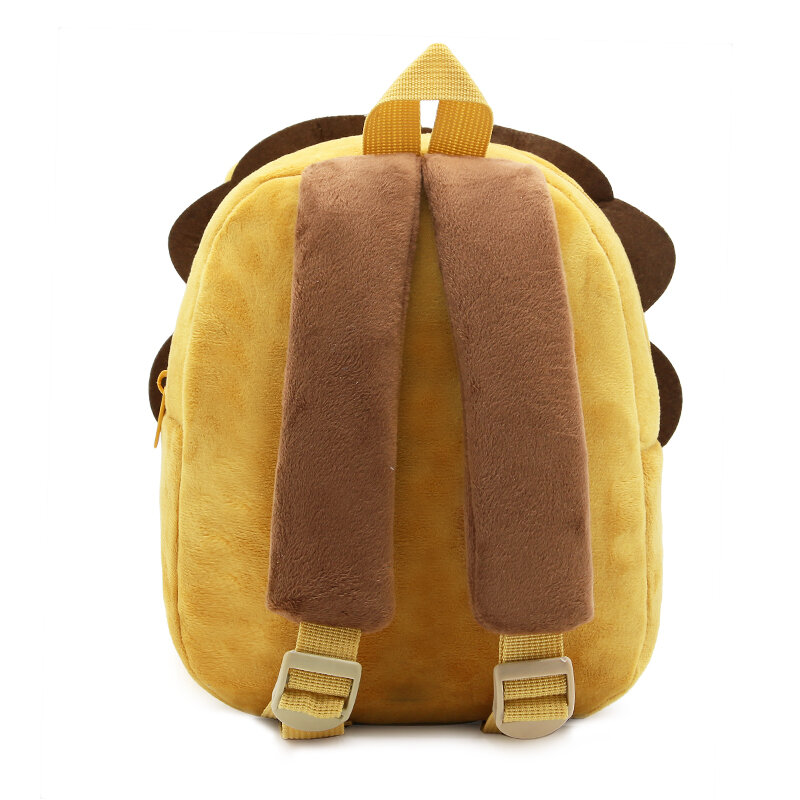 حقيبة ظهر قطيفة عصرية للأطفال ، حقيبة كتف كارتون ، حقيبة مدرسية رائعة ، حقيبة ظهر أسد