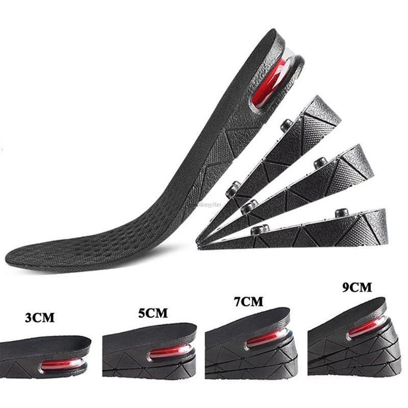 Height Increase Insoles Air Cushion Elevator Shoe Insole Lifts Kits Inserts for Men Women Taller Insoles 3-9cm Variable Height
