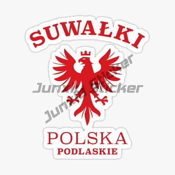 Stiker Decal bendera Polandia untuk mobil, stiker dekal vinil polka Polandia memilih ukuran warna mati tanpa latar belakang