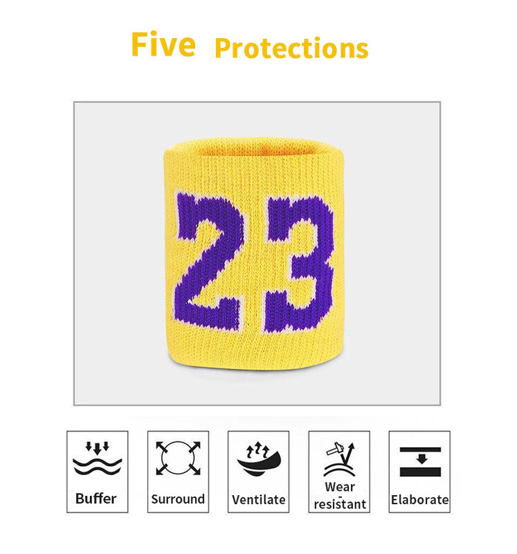 XARC 4 Pcs Towel Sports Wristbands Tennis Sweat Bands Wrist Guard For Basketball Volleyball padel Fitness Sweatbands Wrist Wrap