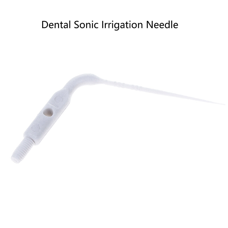 치과 음파 관개 팁 치아 청소 도구, 플라스틱 음파 구동 공기 스케일러 팁, 근관 측면 관개 바늘, 1PC
