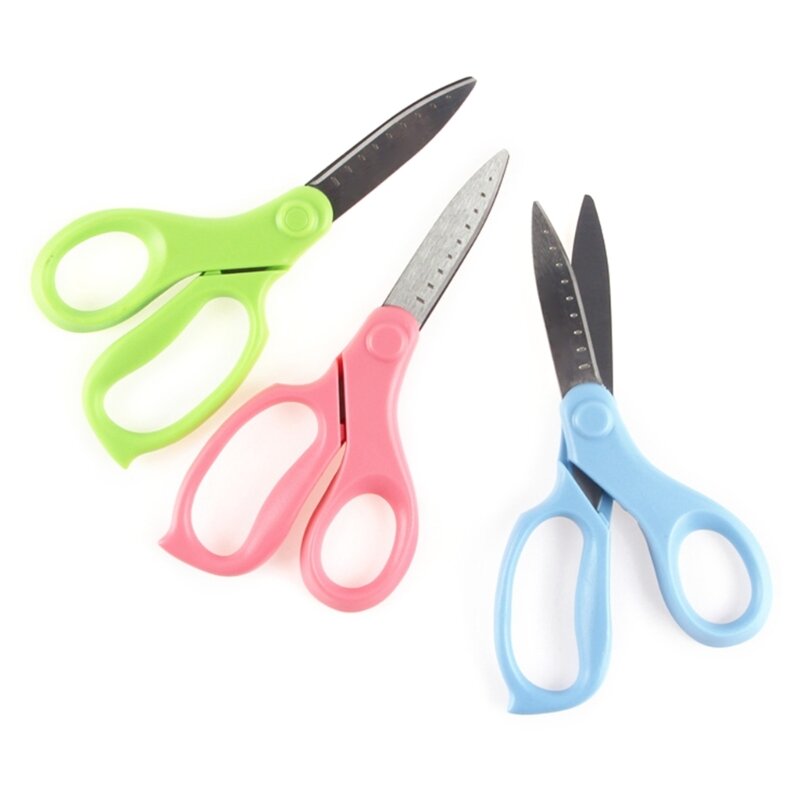 Kids Scissors with Scales 6 Inch Safety Scissors Stainless Steel Paper Scissors New Dropship