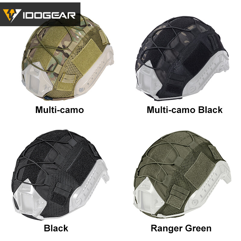 Тактический шлем IDOGEAR, чехол для быстрого шлема, камуфляжный головной убор, аксессуары для тактического шлема 3802