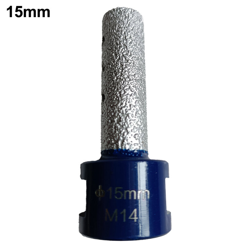1Pc Vaccum Brazed Diamond Polishing Bit Finger Bit M14 Thread Hole Cutter For Tile Granite Marble Grinding Electric Grinder Tool