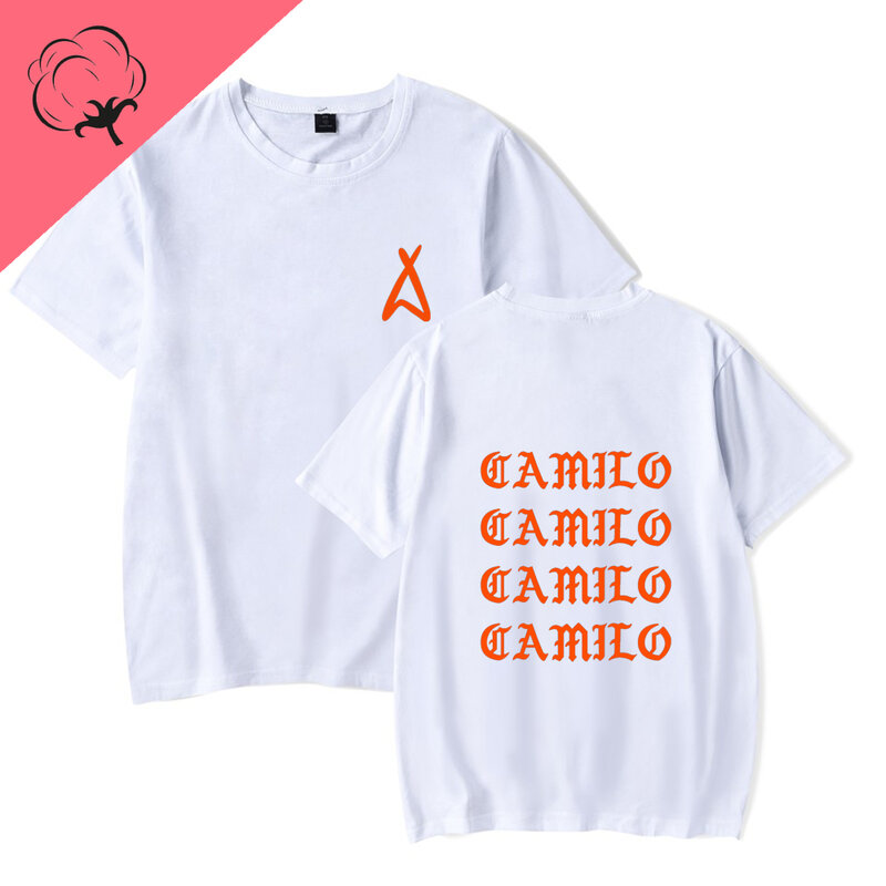 Camilo Echeverry maglietta stampata moda giovane cantante anni '90 Fun summer hip hop everyday girocollo comodo da uomo e da donna