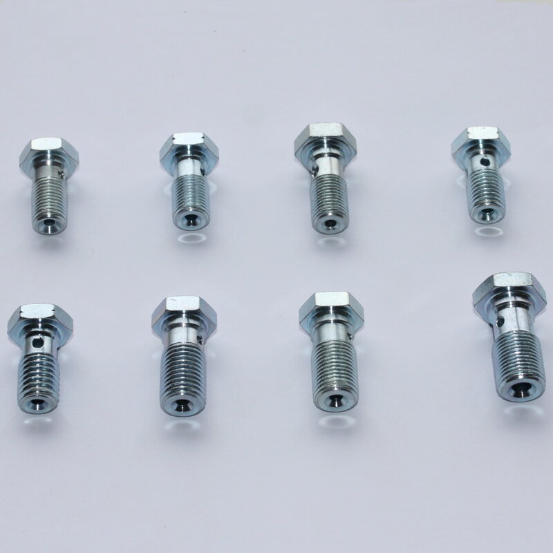 Zink-Einzel-Hohl schrauben 4. 5-24, m10x1, m10x1, 25, m10x1, 5, 5, 5-24, 2. 5-20, m12x1 für Auto-/Motor brems klappen