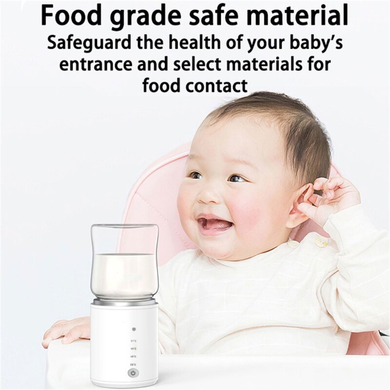 Przyjazny podróży podgrzewacz do butelek dla niemowląt Zasilany przez USB podgrzewacz do mleka Szybkie i bezpieczne ogrzewanie