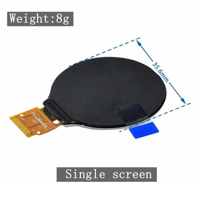Módulo de pantalla TFT LCD de 1,28 pulgadas, controlador RGB redondo de 240x240, GC9A01, interfaz SPI de 4 cables, PCB de 240x240 para Arduino