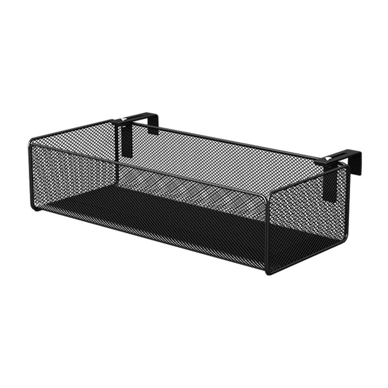 Office Desk Divider Pendurado Storage Basket, Bedside Shelf Rack, Organizador para Bed Rail Retângulo Acessórios, 36.8x15.2x 9cm