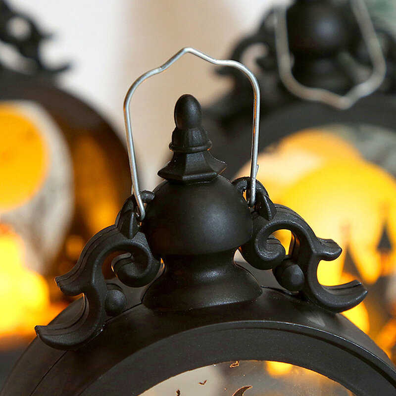 Dekoracja atmosfery dekoracje Retro lampa ręczna dekoracja domu przenośna lampka Led przenośna dekoracyjne na Halloween latarnia Retro