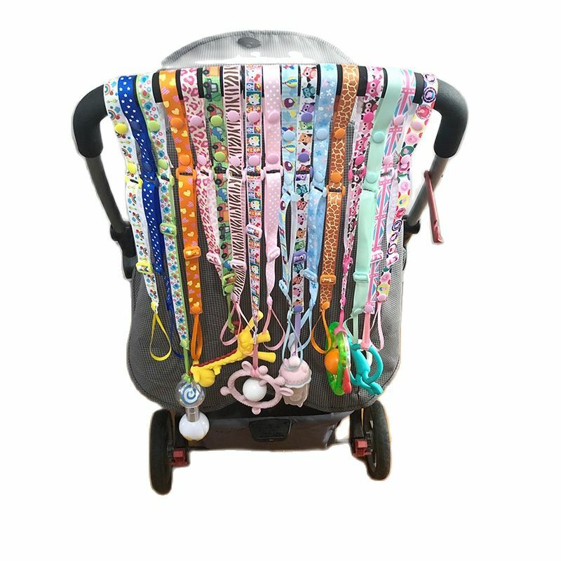 Baby Stroller Anti-Drop Chain Toys Fixed Bind Belt Hanger Anti-lost Chain for Teether Hanging Strap Trolley Stroller Accessory