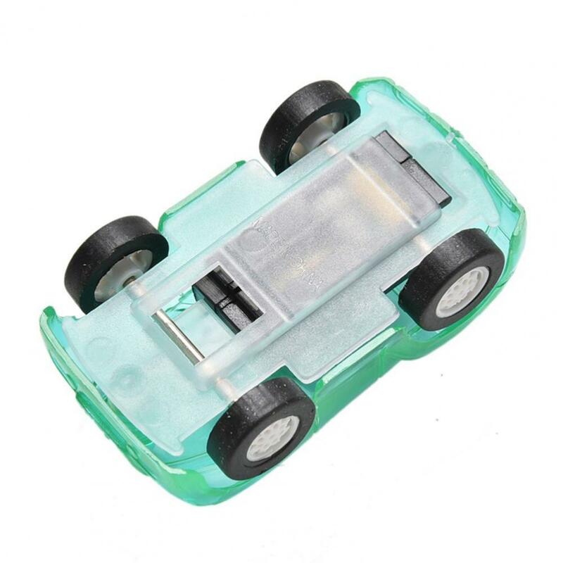 آمنة بدون كهرباء سيارات لعبة حلوى لون البلاستيك الشفاف لطيف نموذج سيارة صغيرة التراجع للأطفال الأطفال