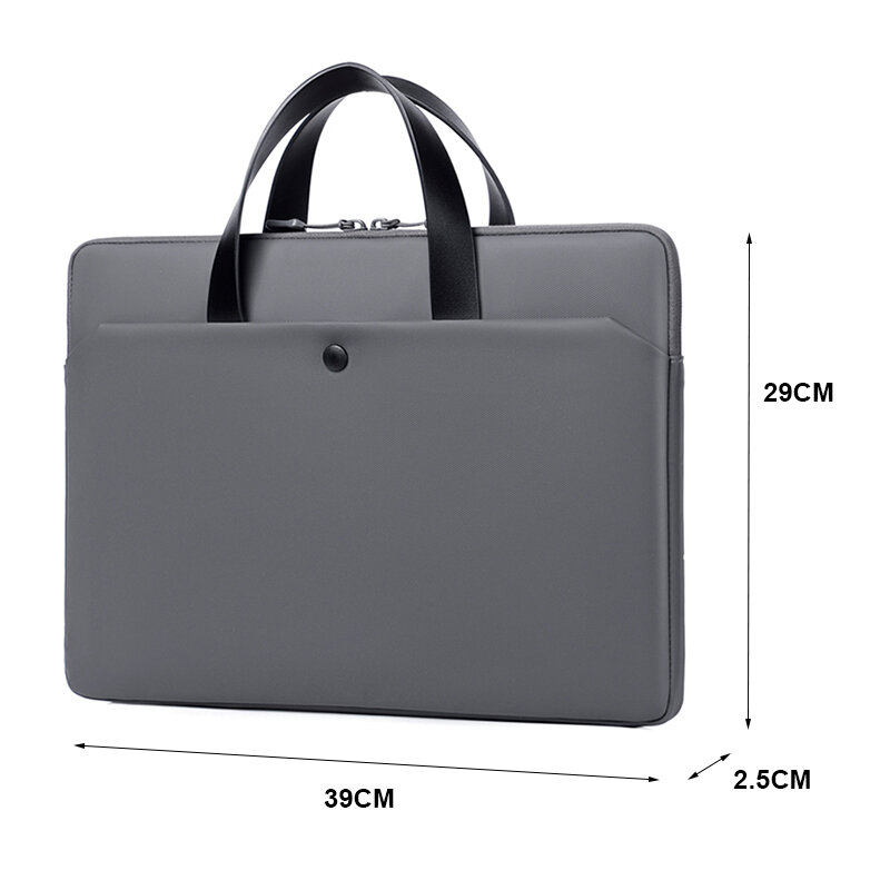 Водонепроницаемая сумка для ноутбука 15,6 дюйма Toposhine, чехол для ноутбука Macbook Air Pro 13 15, сумка через плечо для компьютера, портфель, сумка