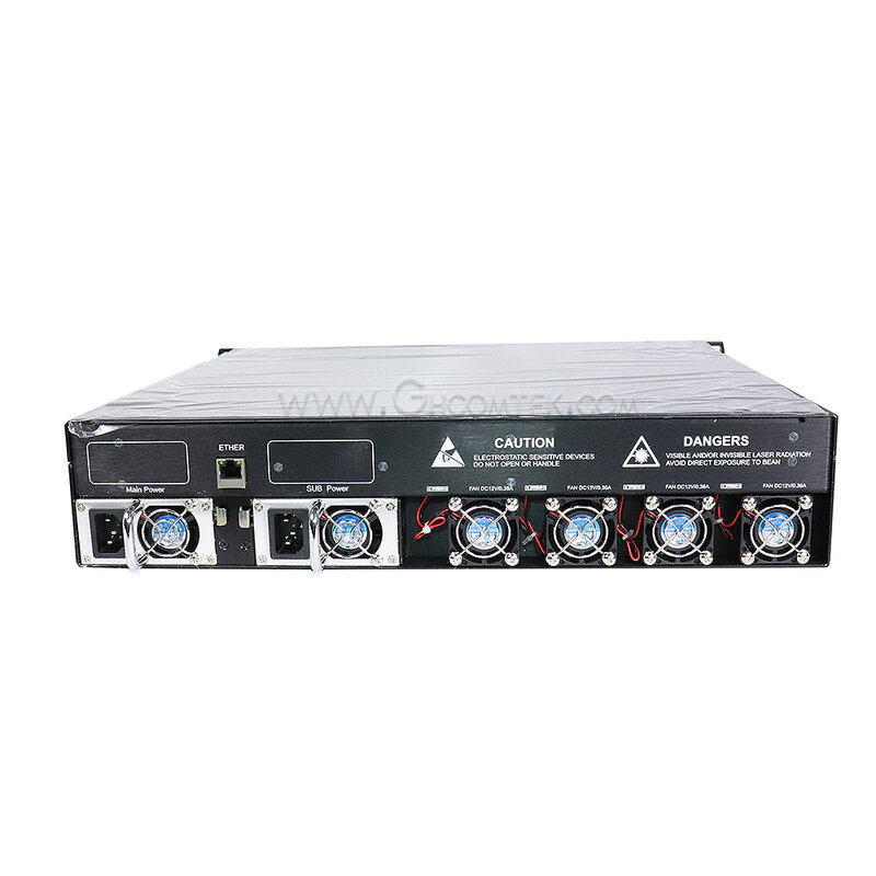 Amplificador De Fibra Óptica Para Sistema CATV Pon, 32 Portas, 23dBm, Potência WDM, EDFA