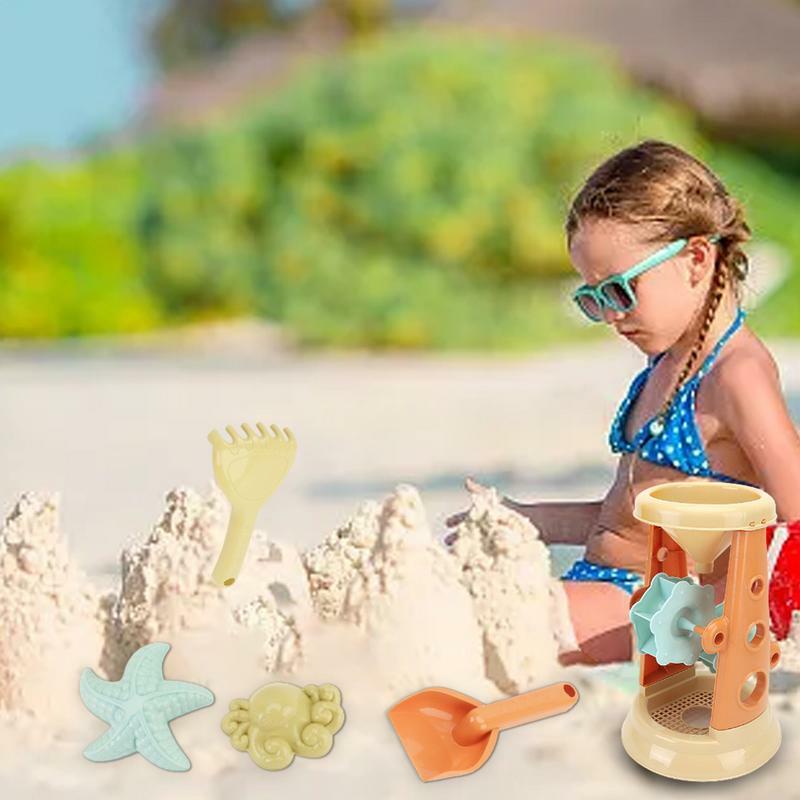 5/8pcs Summer Beach Set Toys For Kids Digging Sand Plastic Bucket Shovels Children Beach Water Game Toys Tools