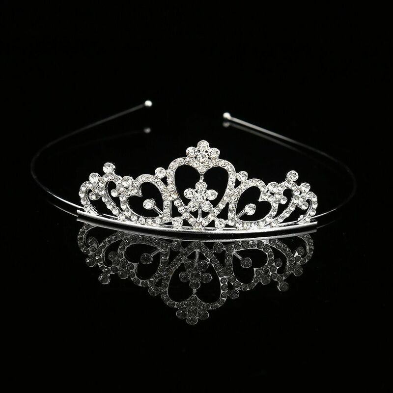 Strass Crystal Wedding diademi gioielli per capelli di bellezza Royal Bride accessori per capelli Prom Party Fashion Queen Princess Crown Girl