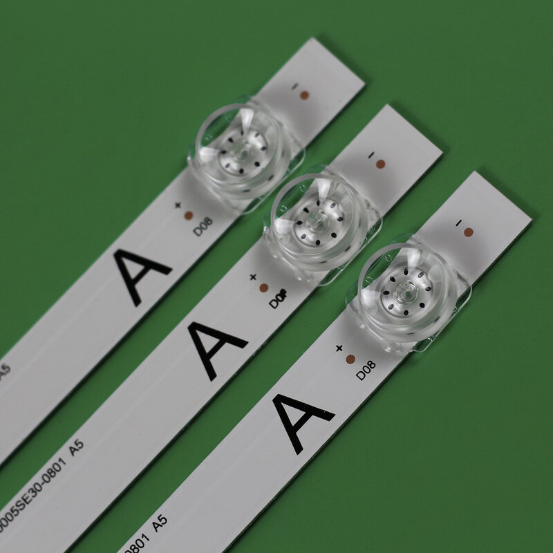 Bande de rétro-éclairage LED 8LED pour XIAOMI MI 4s A5 L43M5-5ARU RF-FP430005SE30-0801 RF-FR430005SE30-0801, 6 pièces
