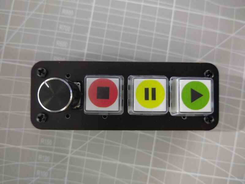 Media Controller Qlab Toetsenbord Professionele Prestaties Controller 3-Key Knop Drive Gratis Muziekspeler Controller