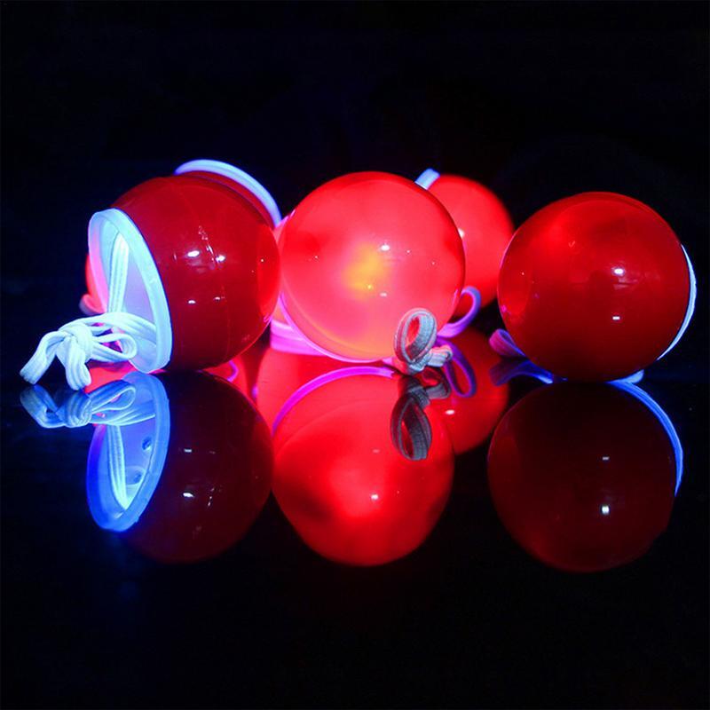 LED 깜박이는 광대 코 코 광대, 코스튬 원피스 소품, 빨간색 12 개, 탄력 있는 서커스 광대 조명