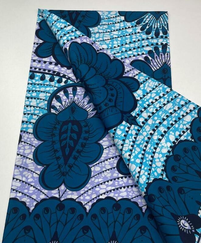 Afrykańska woskowana tkanina tkanina Ankara z nadrukiem dobrej jakości bawełna materiał do szycia sukni ślubnej