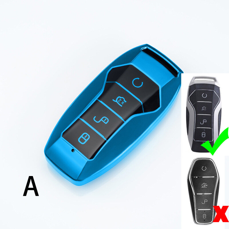 TPU Casing Kunci Mobil Penutup untuk BYD Tang EV600 Han EV PLUS ATTO 3 Song PLUS Pro MAX DMI MAX Qin Aksesori Gantungan Kunci Cangkang Kunci