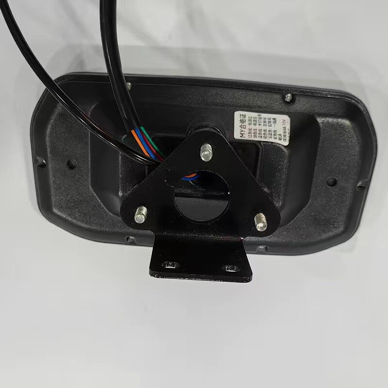 1 LCD Display Meter Control Panel Black For E Bike Motor Meter Multi Functional Replacement Scooter W/ Bracket
