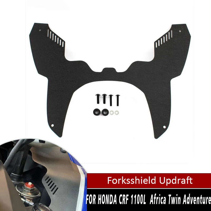 Forkshield UpDraft Deflector para Honda, CRF 1100 L África Twin Adventure Sports ES DCT, Acessórios de Motocicleta, CRF1100L, 2020, 2021