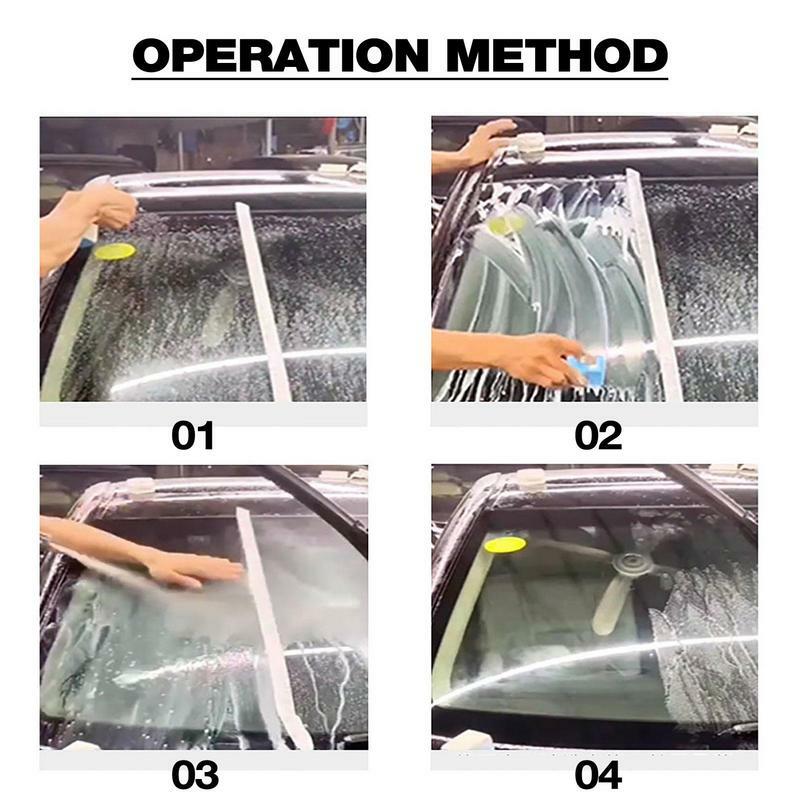 Limpiador de película de aceite para parabrisas de coche, removedor de aceite de esmalte de vidrio automático, agente de limpieza de manchas de agua suave, gota de agua de pájaro, 100ML