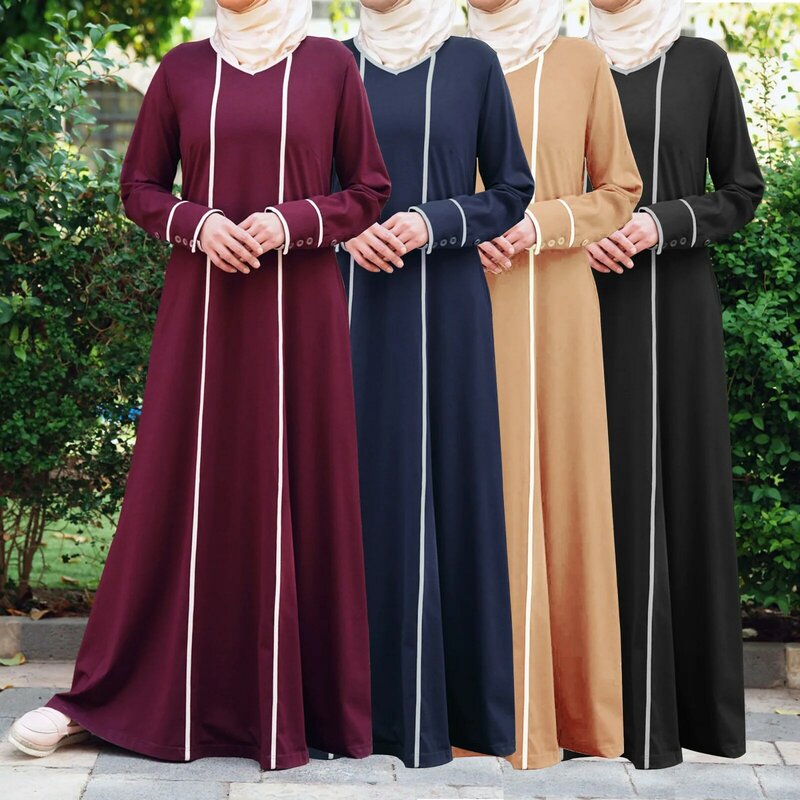 Abayas Voor Vrouwen Moslim Mode Islamitische Kleding Saudi Arabia Kaftan Dubai Kalkoen Kaftan Shirts Lange Jurk Casual Losse Blouse