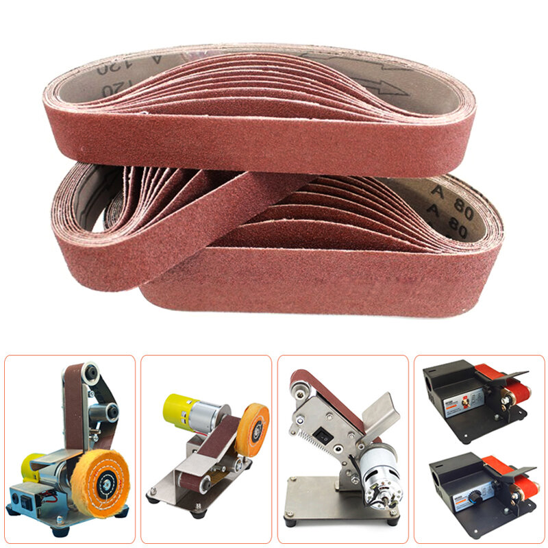 Cinturones de lijado abrasivos, accesorio para lijadora, amoladora, pulidora, herramienta eléctrica, accesorio para pulir madera y Metal suave, 580x30mm