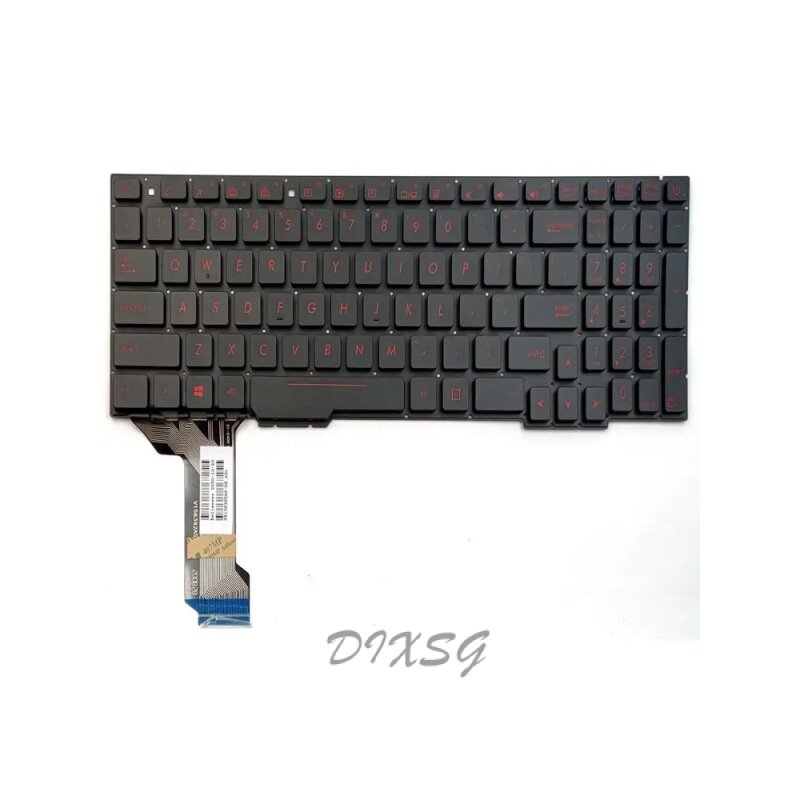 Nowość dla Asus ROG Strix GL553 GL553VD GL553VE GL553VW GL753 GL753VD GL753VE GL753VW Series klawiatura do laptopa z podświetleniem