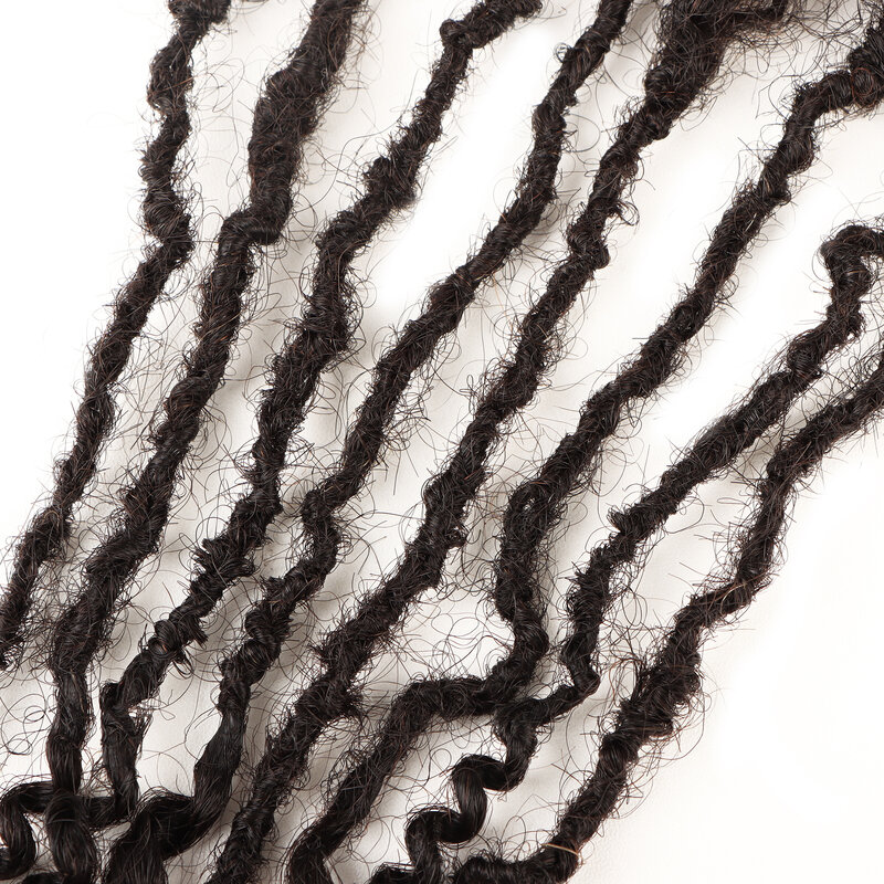 Orientfashion siostra Locs Faux mikro szydełkowe włosy bogini miękkie Locs mikro dredy 0.1-0.2cm rozmówcy z kręconymi końcami naturalne