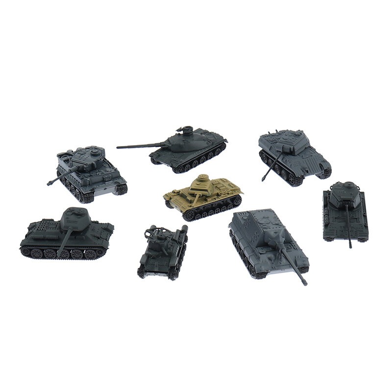 1:144 نموذج لعبة 4D الجدول الرمل البلاستيك النمر الدبابات الحرب العالمية الثانية ألمانيا تانك