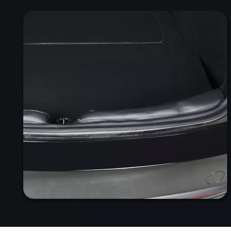 Kofferraum brett platte Abdeckung tpe Gummis chutz für Tesla Modell y Schwelle Stoßstangen schutz Anti-Schmutz-Pad verhindern Kratzer Aufkleber