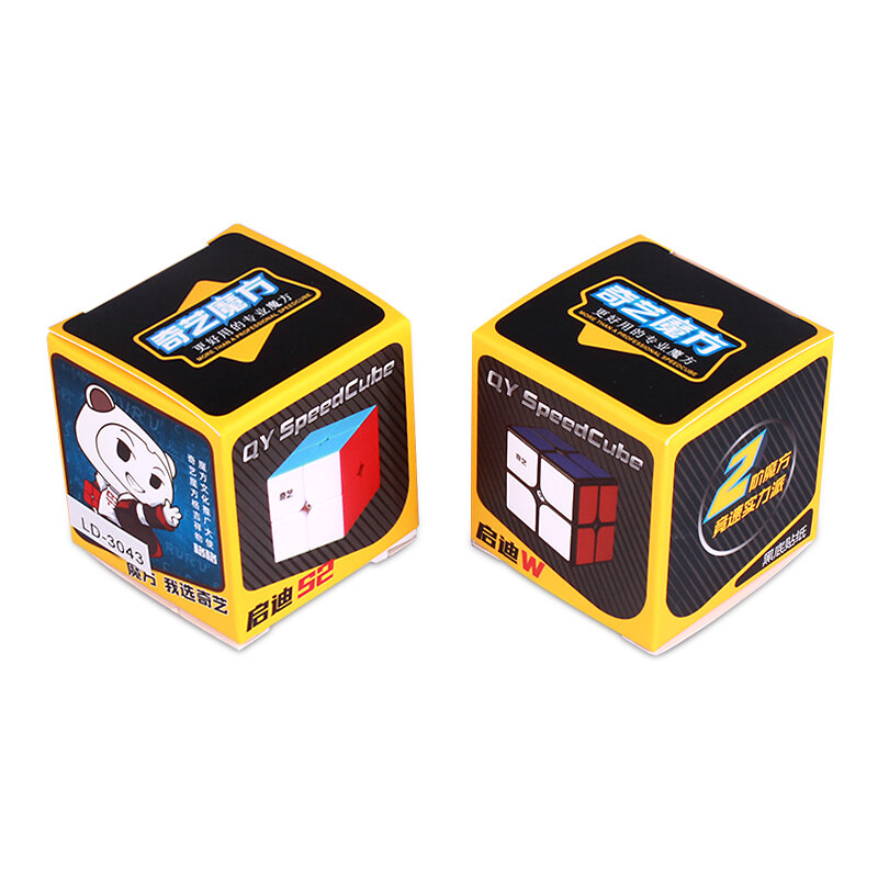 QY TOYS 2x2 매직 큐브, 전문가용 2x2 큐브 퍼즐 큐브, 어린이 스피드 큐브 교육 장난감, 헝가리 큐브