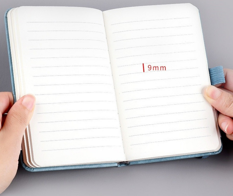 Cuaderno de bolsillo portátil para estudiantes, Mini cuaderno de banda 100, hojas de bloc de notas de bolsillo Simple, notas elásticas