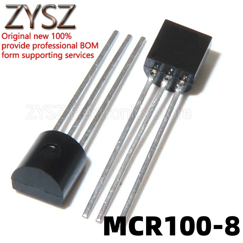 1PCS MCR100-8 unidirectional thyristor TO92 in-line triode