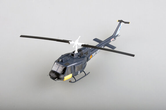 Easymodel 36919, 1/72 Huey, вертолет, модель немецкой испанской морской пехоты, пластиковая Готовая модель военного статического истребителя, коллекционный подарок