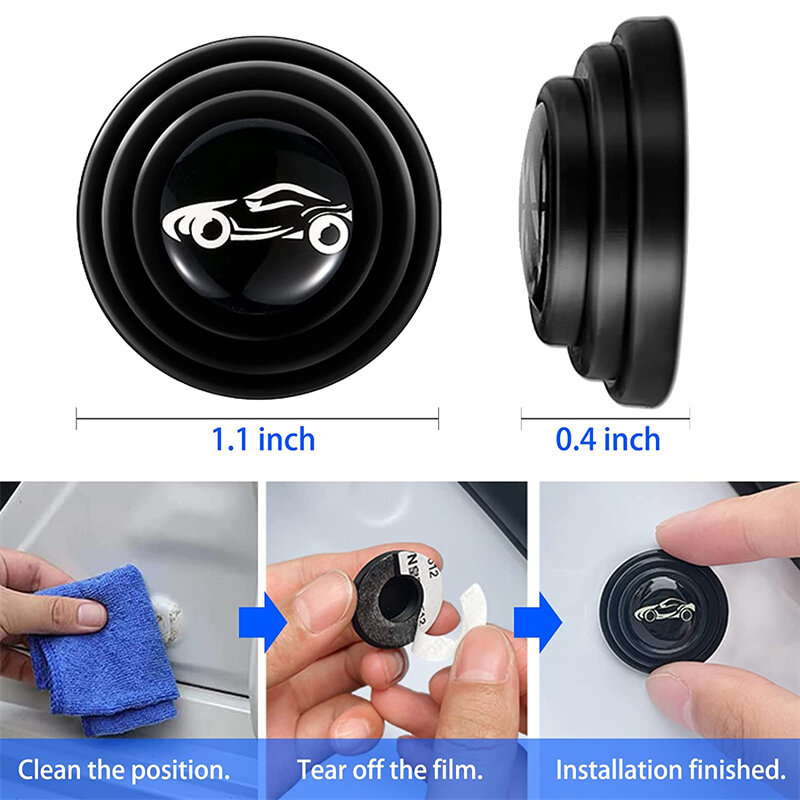 Car Door Pads Shock-Absorbing and Silent Mat Anti-collision Silicone Car Door Protector Stickers Buffer Gasket Auto Accessory