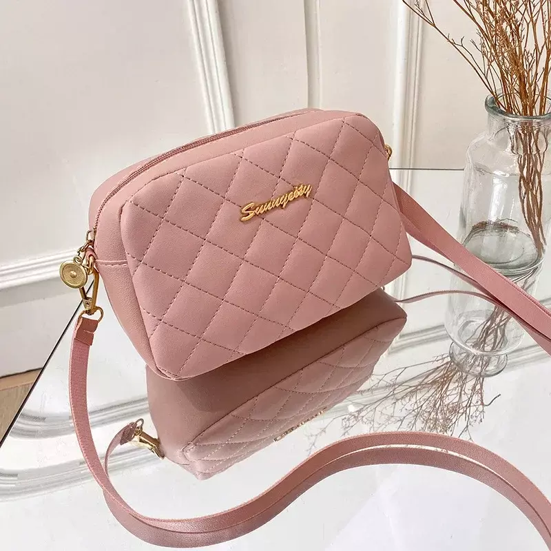 2022 Tassel Small Messenger Bag For Women Trend Lingge Embroidery Camera Female Shoulder Bag Fashion Chain Ladies Crossbody Bags