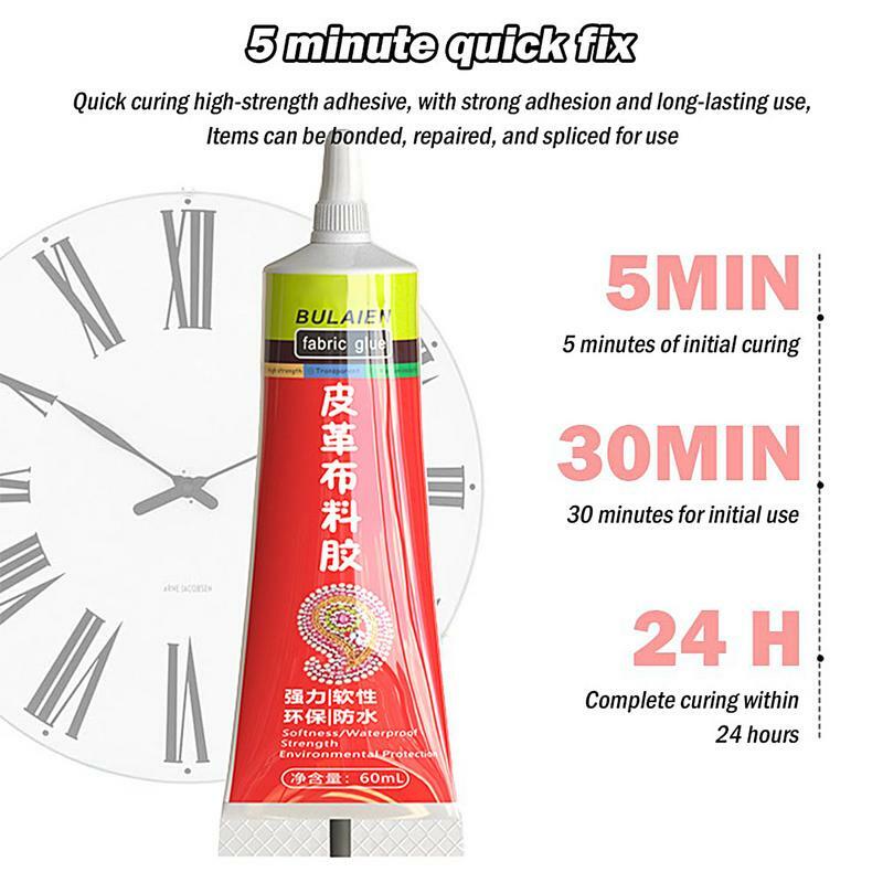 Leather Glue Car Seats Repair Paste Waterproof couch Seat Sealant Portable Instant Fabric Adhesive Household Binding Accessories