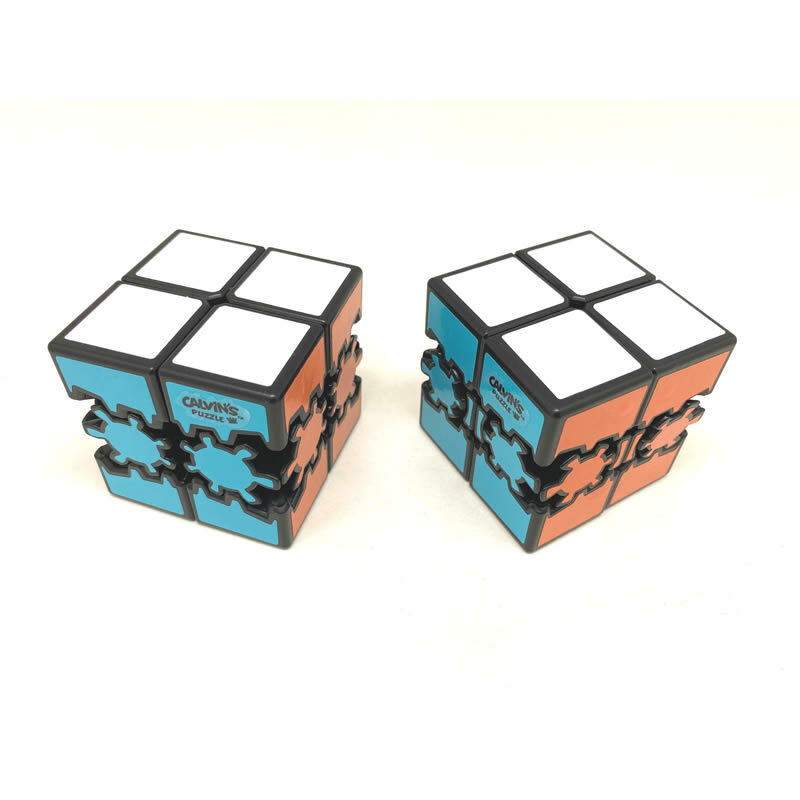 Bram & Oskar Gear mainan edukasi, teka-teki Neo Speed Twisty Puzzle otak 2x2x2 Magic Cube