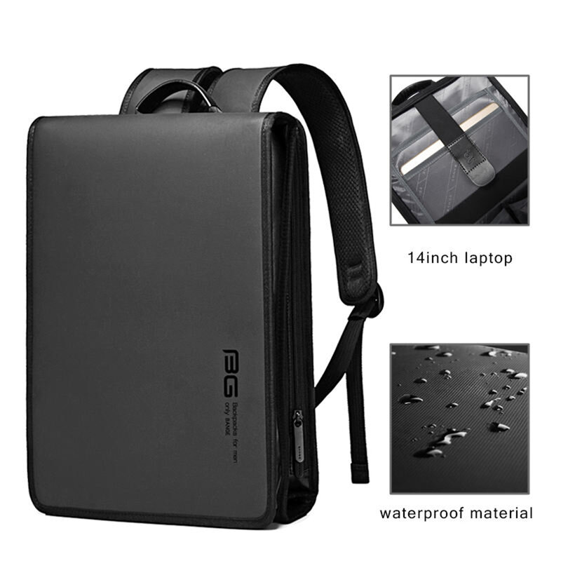 Business Backpack Men's Anti-Theft Computer Bag Big Capacity 14.1 Inch Laptop Bagpack Men Elegant Waterproof