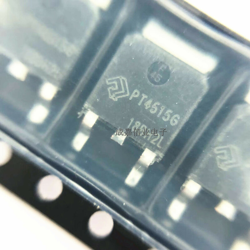 LED único segmento Linear Driver Chip, temperatura de operação:-40 ° a 85 °, PT4515GETOW TO-252-2 PT4515G, 10pcs por lote