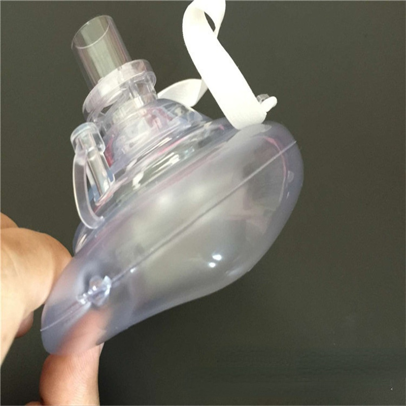 Máscara profissional de respiração de primeiros socorros protege a respiração artificial dos socorristas reutilizável com ferramentas de válvula unidirecional
