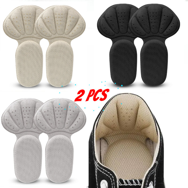 Almohadillas de esponja 2 en 1 para el talón, almohadillas protectoras para zapatos, malla suave, muy grande, novedad