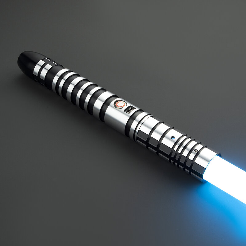 Lightsaber NeoPixel ดาบเลเซอร์ Jedi ด้ามโลหะการดวลที่สำคัญราบรื่นไม่สิ้นสุดการเปลี่ยนเสียงกระบี่แสง ltg